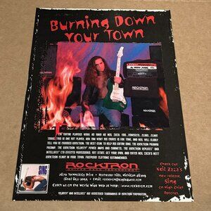 Neil Zaza - Rocktron - 1996 Print Advertisement